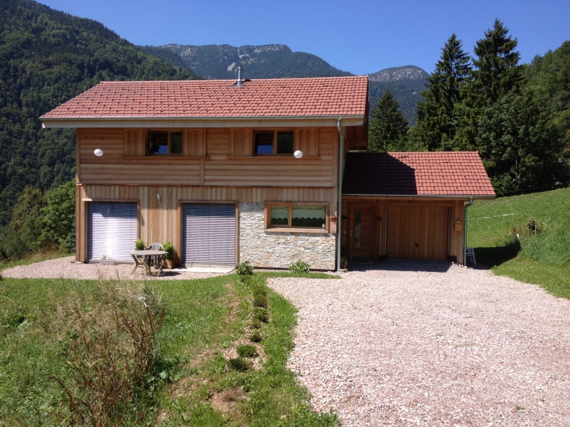 réalisation ossature bois Haute-Savoie 74 - La Roche sur Foron